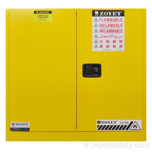 Armoire de rangement de sécurité pour liquides inflammables ZOYET 30 gallons